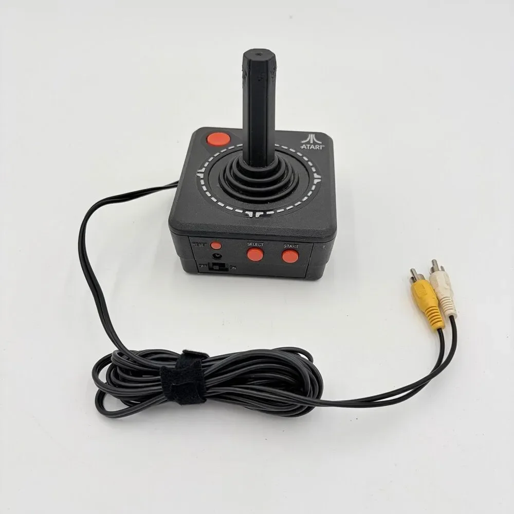 Atari Flashback TV Games Plug & Play Joystick Console Tested No Battery Cover